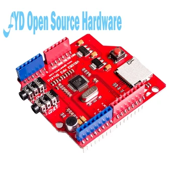 VS1053 VS1053B Stereo Audio MP3 Player Shield Record Decode Development Board Module With TF Card Slot For UNO R3 One
VS1053 VS1053B Stereo Audio MP3 Player Shield Record Decode Development Board Module With TF Card Slot For UNO R3 One