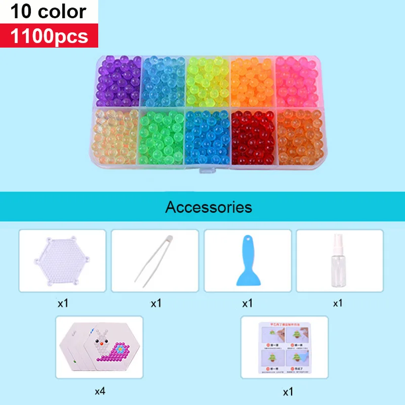 Beads DIY Water Spray Magic Beads cuentas Beads Hand Making set 3D Puzzle Cartoon Accessories Toolkit Toy for Children
Beads DIY Water Spray Magic Beads cuentas Beads Hand Making set 3D Puzzle Cartoon Accessories Toolkit Toy for Children