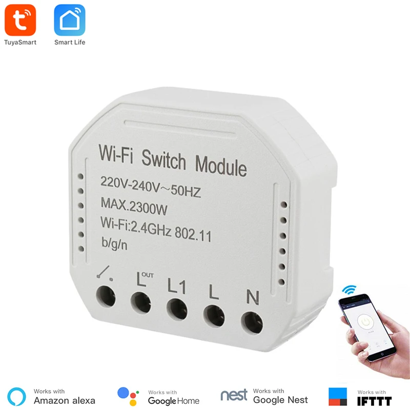Alexa Compatible Smart Switch Module Smart Life App Control Timer Schedule Voice Control Via Google Home IFTTT Support SmartHome
Alexa Compatible Smart Switch Module Smart Life App Control Timer Schedule Voice Control Via Google Home IFTTT Support SmartHome