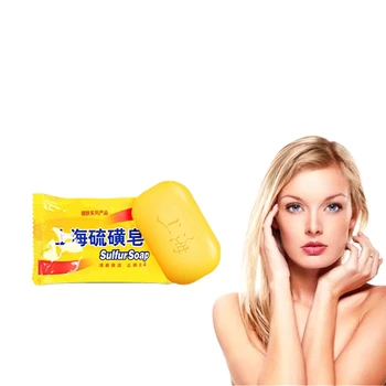 85g Natural Organic Medicated Whitening Handmade Sulfur Soap Lightening Skin Remove Acne Anti Fungus Cleansing Bath Soap
85g Natural Organic Medicated Whitening Handmade Sulfur Soap Lightening Skin Remove Acne Anti Fungus Cleansing Bath Soap