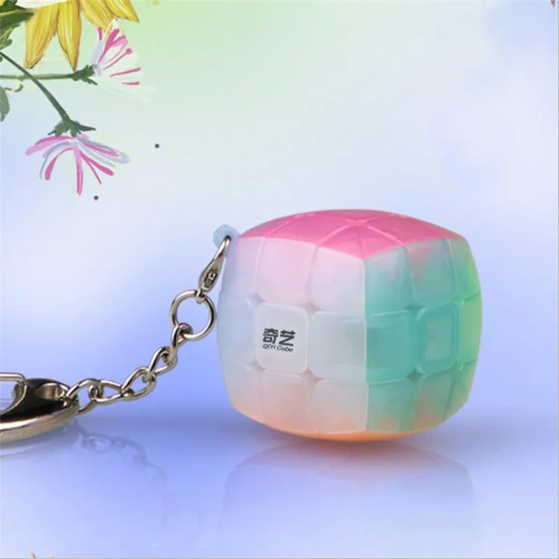 QiYi Jelly Color Mini Keychain Bun Cube 3x3x3 Pendant Chain Key Ring Magic Cube Speed Cube Puzzle Toys For Children Beginner
QiYi Jelly Color Mini Keychain Bun Cube 3x3x3 Pendant Chain Key Ring Magic Cube Speed Cube Puzzle Toys For Children Beginner