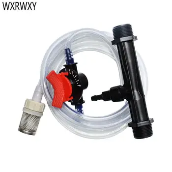 Venturi fertilizer injector 3/4 1/2 Irrigation Venturi fertilization system Automatic fertilizer injector Syringe 2set
Venturi fertilizer injector 3/4 1/2 Irrigation Venturi fertilization system Automatic fertilizer injector Syringe 2set