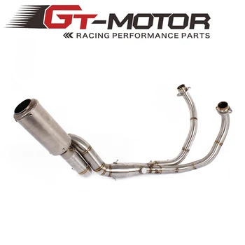 GT Motor - FOR yamaha FZ-07 MT-07 FZ 07 MT 072014-2017 Exhaust Full system with Muffler stainess steel exhaust XSR700 2016-2017
GT Motor - FOR yamaha FZ-07 MT-07 FZ 07 MT 072014-2017 Exhaust Full system with Muffler stainess steel exhaust XSR700 2016-2017