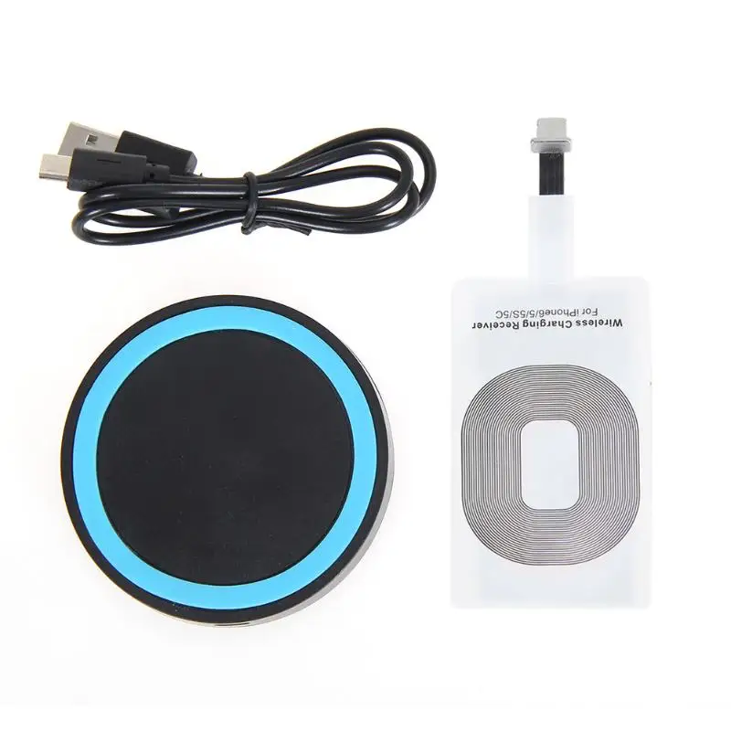 ALLOET Mini Desktop Qi Wireless Charger Pad With Fast Wireless Charging Receiver Kit For iPhone 7/6/6S/5/5S/5C LG Nexus 4 5 6 D1
ALLOET Mini Desktop Qi Wireless Charger Pad With Fast Wireless Charging Receiver Kit For iPhone 7/6/6S/5/5S/5C LG Nexus 4 5 6 D1