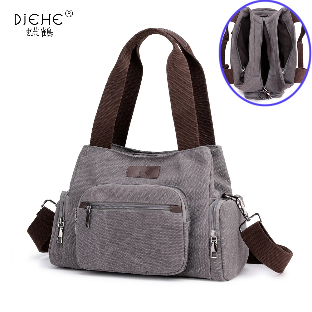 Woman Canvas Handbags lady Hobos Single Shoulder Bags Girls Crossbody Pack Vintage Solid Multi-pocket Ladies Totes Bolsas New
Woman Canvas Handbags lady Hobos Single Shoulder Bags Girls Crossbody Pack Vintage Solid Multi-pocket Ladies Totes Bolsas New