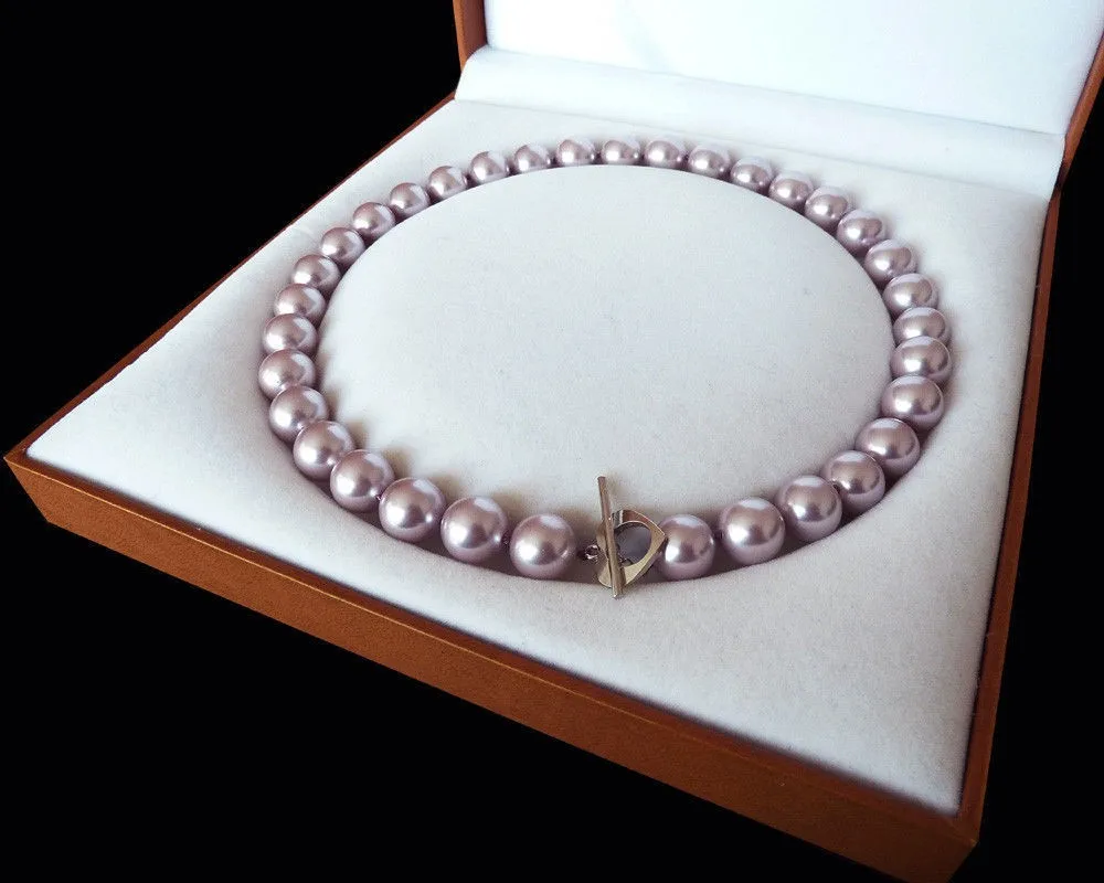 AAA+ Jewelry Rare Huge 12mm Genuine South Sea Purple Shell Pearl Necklace Heart Clasp 18'' Chain 925 Sterling Silver
AAA+ Jewelry Rare Huge 12mm Genuine South Sea Purple Shell Pearl Necklace Heart Clasp 18'' Chain 925 Sterling Silver