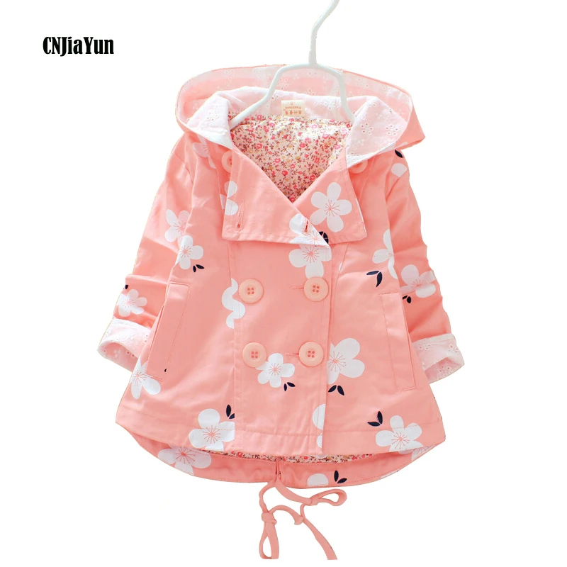 New Girls Coat Spring Autumn hooded Girls Windbreaker Baby Girls Jacket Kids Trench Coat Floral Print Children's Clothing
New Girls Coat Spring Autumn hooded Girls Windbreaker Baby Girls Jacket Kids Trench Coat Floral Print Children's Clothing
