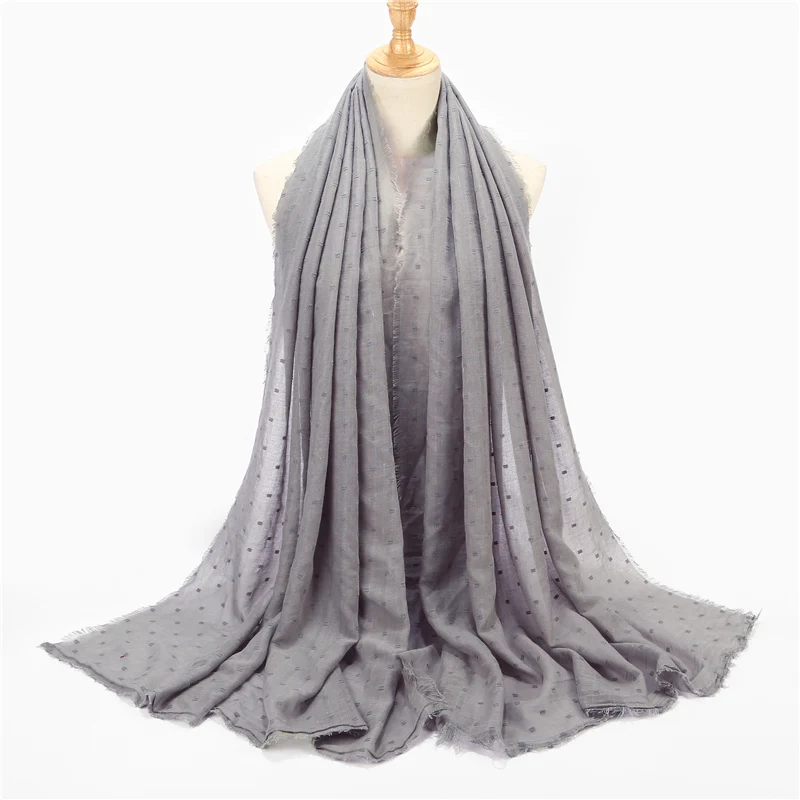 New Fashion Muslim Solid Color hijab Scarf Polka Dot Shawls Women Soft Scarves Viscose Wraps Headband Scarves Muslim Hijabs
New Fashion Muslim Solid Color hijab Scarf Polka Dot Shawls Women Soft Scarves Viscose Wraps Headband Scarves Muslim Hijabs