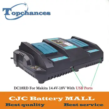 Dual USB Port Fast Output Power Tool Battery Charger For Makita 14.4V 18V BL1415 BL1430 BL1830 BL1440
Dual USB Port Fast Output Power Tool Battery Charger For Makita 14.4V 18V BL1415 BL1430 BL1830 BL1440