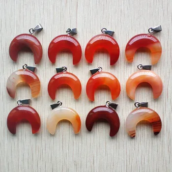 2019 new Fashion natural red onyx moon shape charms pendants 30mm for Necklace jewelry making Wholesale 12pcs/lot free shipping
2019 new Fashion natural red onyx moon shape charms pendants 30mm for Necklace jewelry making Wholesale 12pcs/lot free shipping