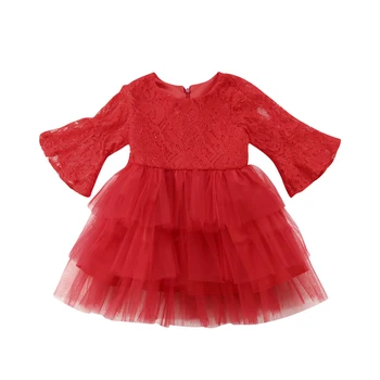 Lace Bow Princess Dress 2018 Autumn Girl Dress Long Sleeve Baby Girls Dresses Party Wedding Holiday Christmas Costumes For Girls
Lace Bow Princess Dress 2018 Autumn Girl Dress Long Sleeve Baby Girls Dresses Party Wedding Holiday Christmas Costumes For Girls