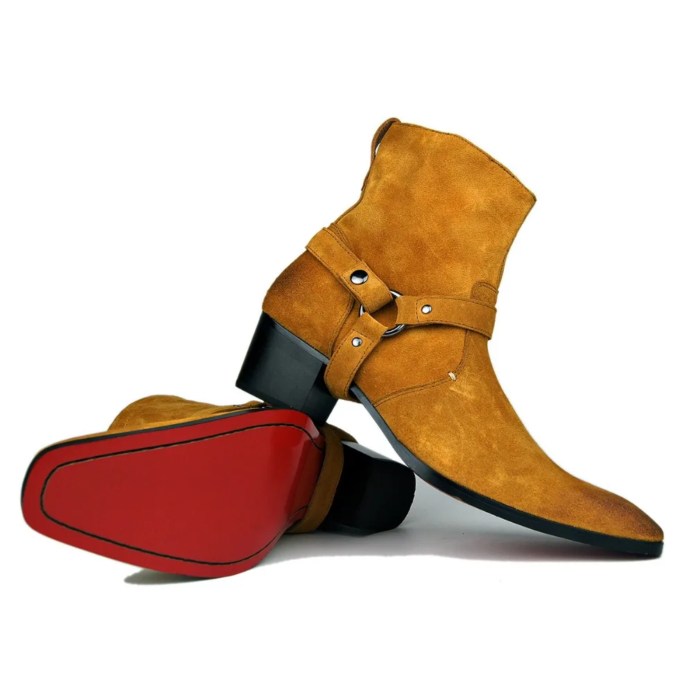 2018 Hot Sales Genuine Cow Leather Suede high heel Men Boots high top Zipper fashion British style fashion men's Chelsea Boots
2018 Hot Sales Genuine Cow Leather Suede high heel Men Boots high top Zipper fashion British style fashion men's Chelsea Boots