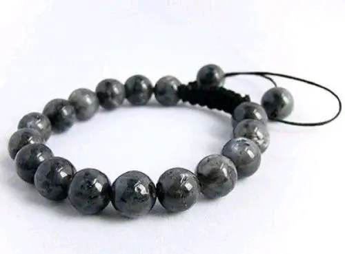 Men's Shamballa bracelet all 10mm Black Gray Labradorite stone beads -Top quality free shipping
Men's Shamballa bracelet all 10mm Black Gray Labradorite stone beads -Top quality free shipping