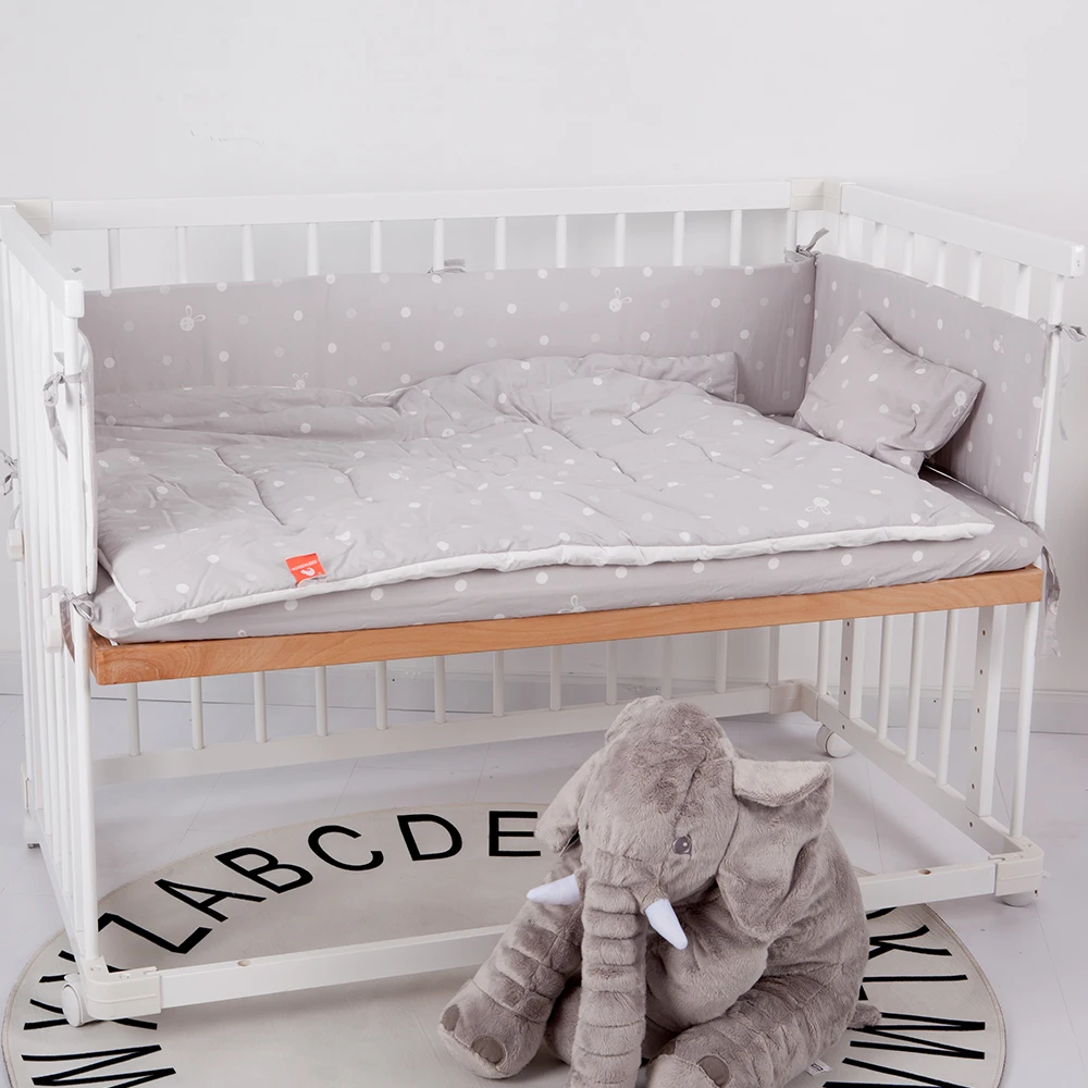 Baby Bumper Bed Protector Toddler Infant Crib Bed Bumper 4Pcs Baby Bedding Sets Including Fitted Sheet Pillow Quilt Bumper
Baby Bumper Bed Protector Toddler Infant Crib Bed Bumper 4Pcs Baby Bedding Sets Including Fitted Sheet Pillow Quilt Bumper