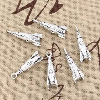 10pcs Charms Rocket Spaceship Missile 25x9mm Handmade Pendant Making fit,Vintage TibetanBronze,DIY For Necklace
10pcs Charms Rocket Spaceship Missile 25x9mm Handmade Pendant Making fit,Vintage TibetanBronze,DIY For Necklace