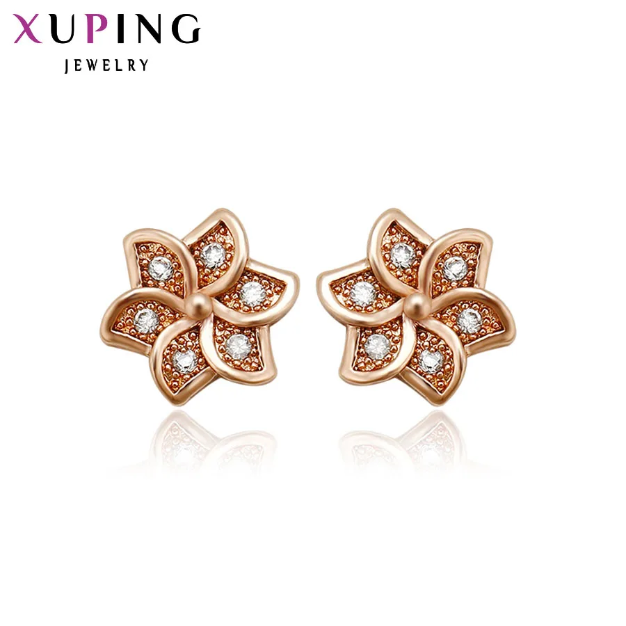 Xuping Fashion Earrings Korea Style Flower Romantic Female Gold Color Plated Stud Earrings Jewelry 91000
Xuping Fashion Earrings Korea Style Flower Romantic Female Gold Color Plated Stud Earrings Jewelry 91000