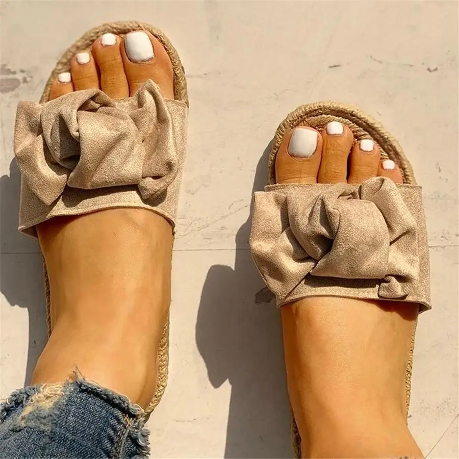 LASPERAL Slippers Women Summer Bow Summer Sandals Slipper Indoor Outdoor Linen Flip-flops Beach Shoes Ladies Floral Shoes
LASPERAL Slippers Women Summer Bow Summer Sandals Slipper Indoor Outdoor Linen Flip-flops Beach Shoes Ladies Floral Shoes