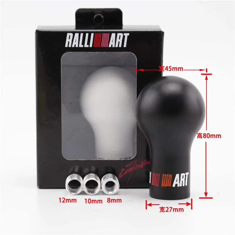 RALLIART 5/6 Speed Resin Gear Shift Knob Racing Shifter Lever Knob for Mitsubishi etc.
RALLIART 5/6 Speed Resin Gear Shift Knob Racing Shifter Lever Knob for Mitsubishi etc.