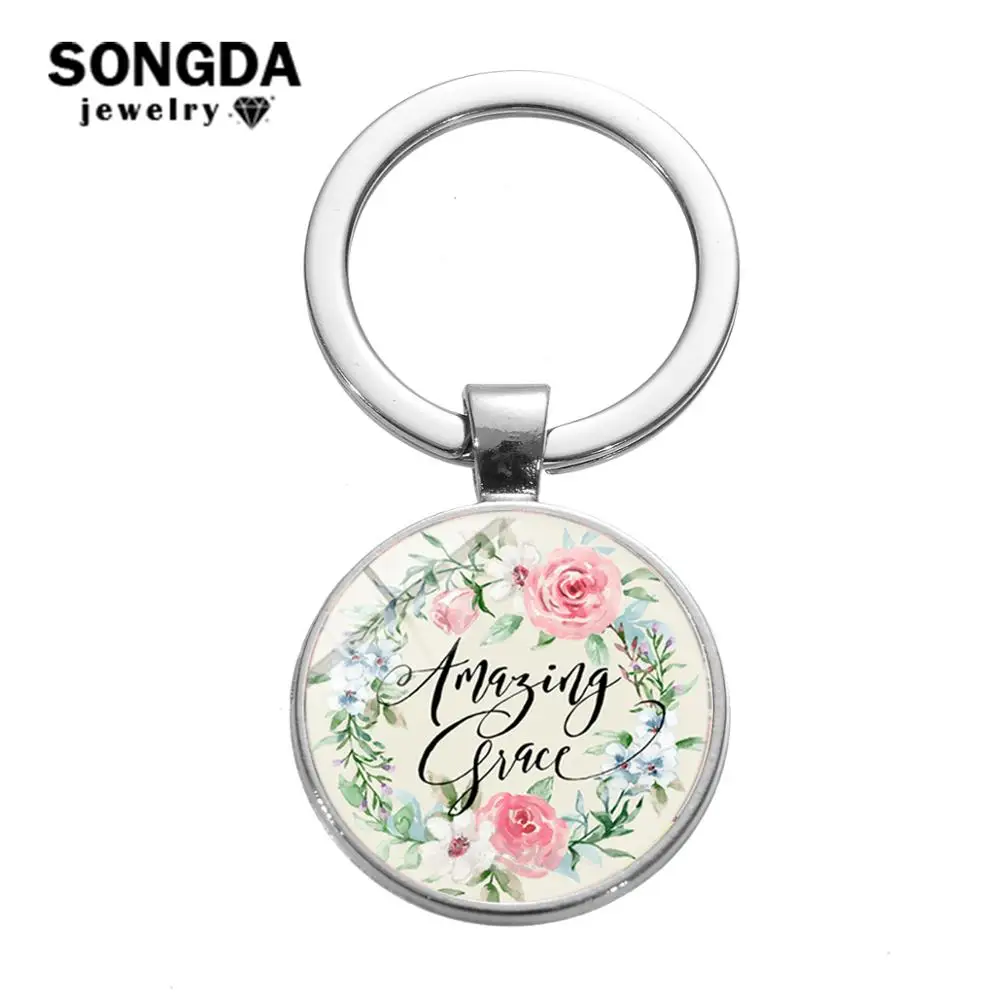 SONGDA Bible Verses Inspiration Keychain Scripture Quote Crystal Glass Round Pendant Key Ring Christian Faith Inspirational Gift
SONGDA Bible Verses Inspiration Keychain Scripture Quote Crystal Glass Round Pendant Key Ring Christian Faith Inspirational Gift