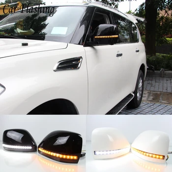 Car Side View Mirrors Mirror LED Turn Signal Lamp DRL Daytime Running Light For NIssan Patrol Armada Y62 Accessories 2017 2018
Car Side View Mirrors Mirror LED Turn Signal Lamp DRL Daytime Running Light For NIssan Patrol Armada Y62 Accessories 2017 2018