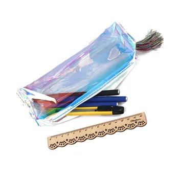 1PC Women Fashion Cosmetic Bag Transparent Holographic Laser Make Up Pouch Large Capacity PU Leature Pen Pencil Case Zipper Box
1PC Women Fashion Cosmetic Bag Transparent Holographic Laser Make Up Pouch Large Capacity PU Leature Pen Pencil Case Zipper Box