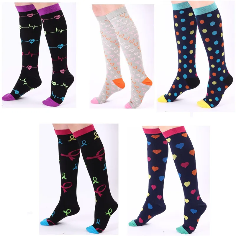 Electrocardiogram Dot Fitness Design Women Support Compression Socks Loving Breathable Quick Dry Socks
Electrocardiogram Dot Fitness Design Women Support Compression Socks Loving Breathable Quick Dry Socks