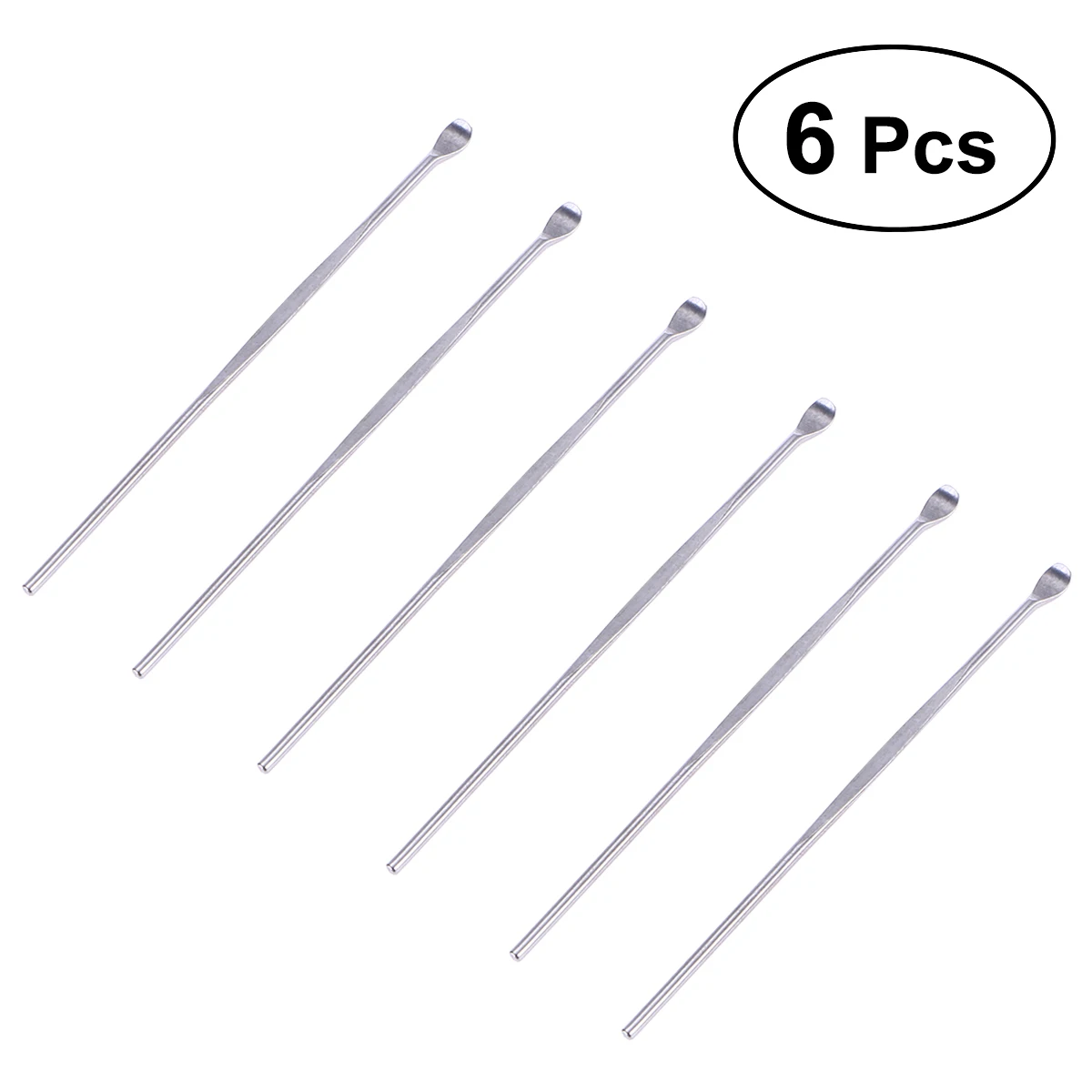 ETEREAUTY 6pcs Stainless Steel Ear Wax Earpicks Remover Curette Ear Wax Remove Cleaning Tool
ETEREAUTY 6pcs Stainless Steel Ear Wax Earpicks Remover Curette Ear Wax Remove Cleaning Tool