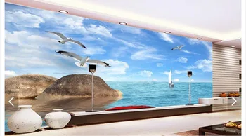 Customized 3d photo wallpaper 3d wall murals wallpaper Beach channel living room decoration
Customized 3d photo wallpaper 3d wall murals wallpaper Beach channel living room decoration