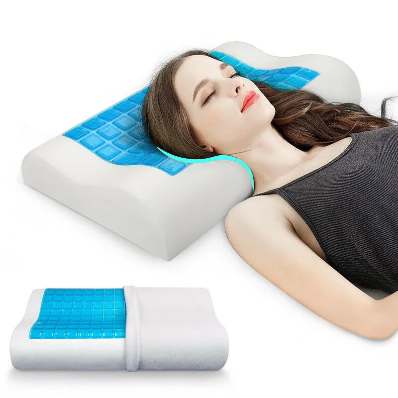 Comfort Memory Foam Gel Pillow For Relaxing Cooling Sleeping Helps You Ease Neck And Shoulder Pain Through All Night
Comfort Memory Foam Gel Pillow For Relaxing Cooling Sleeping Helps You Ease Neck And Shoulder Pain Through All Night