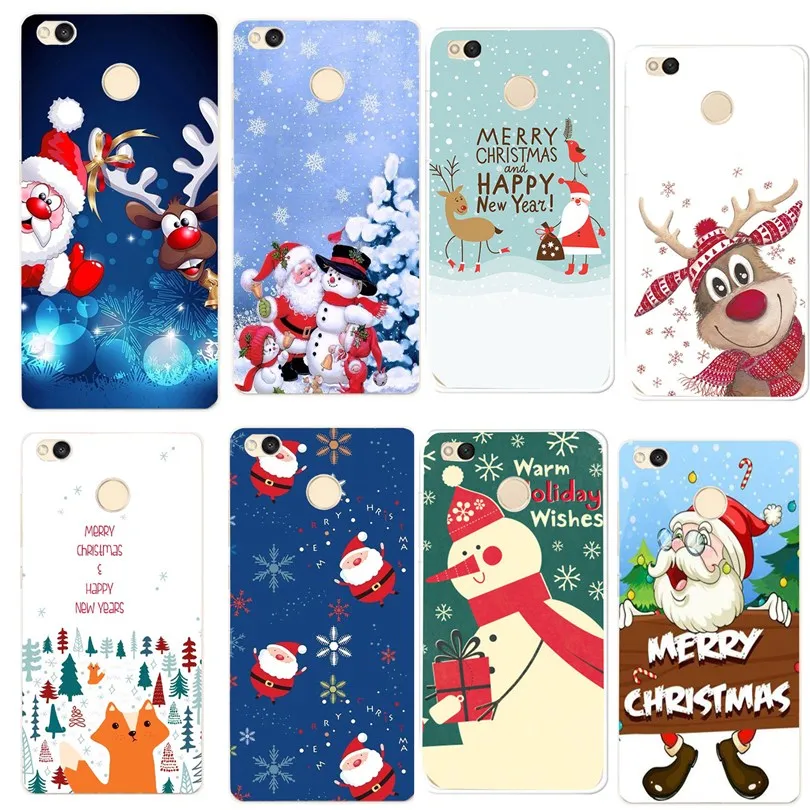 Чехол для телефона Xiaomi Xiomi Redmi Note 5 Note5 Coque Santa Claus Funda A1 4X 4 X Pro Note4 4A 5A |