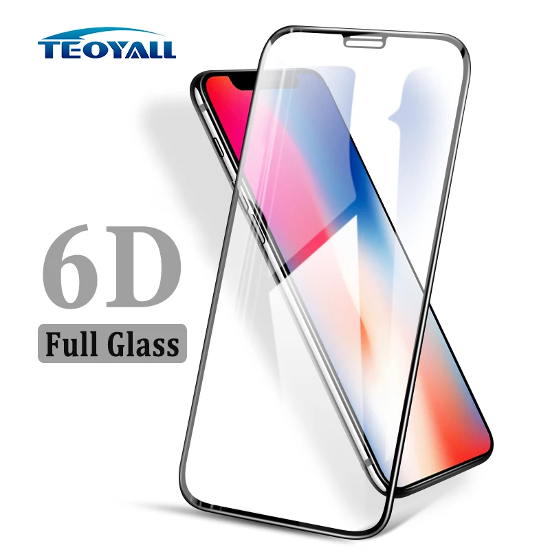 TeoYall Small Edge 6D Full Tempered Glass for iPhone XS Max XS XR X Screen Protector for Apple iPhone 6 6s 7 8 Plus Glass Film
TeoYall Small Edge 6D Full Tempered Glass for iPhone XS Max XS XR X Screen Protector for Apple iPhone 6 6s 7 8 Plus Glass Film