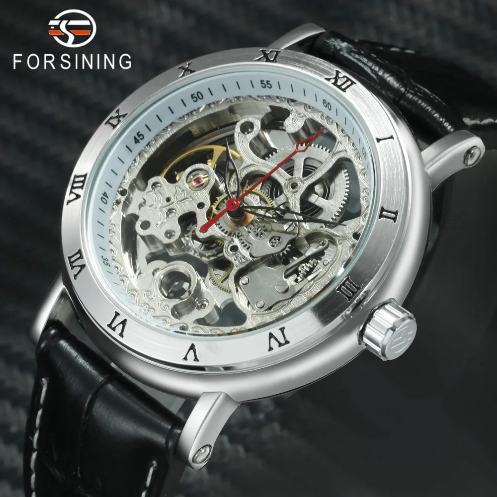 FORSINING Fashion Casual Auto Mechanical Watch Men Skeleton Carved Dial Leather Strap Mens Watches Top Brand Luxury Best Gift
FORSINING Fashion Casual Auto Mechanical Watch Men Skeleton Carved Dial Leather Strap Mens Watches Top Brand Luxury Best Gift