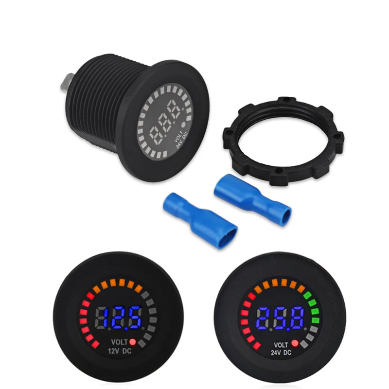 Auto Waterproof Mini Led Digital Display Voltmeter Car Motorcycle Panel Volt Meter Boat Motor 12v 24v
Auto Waterproof Mini Led Digital Display Voltmeter Car Motorcycle Panel Volt Meter Boat Motor 12v 24v