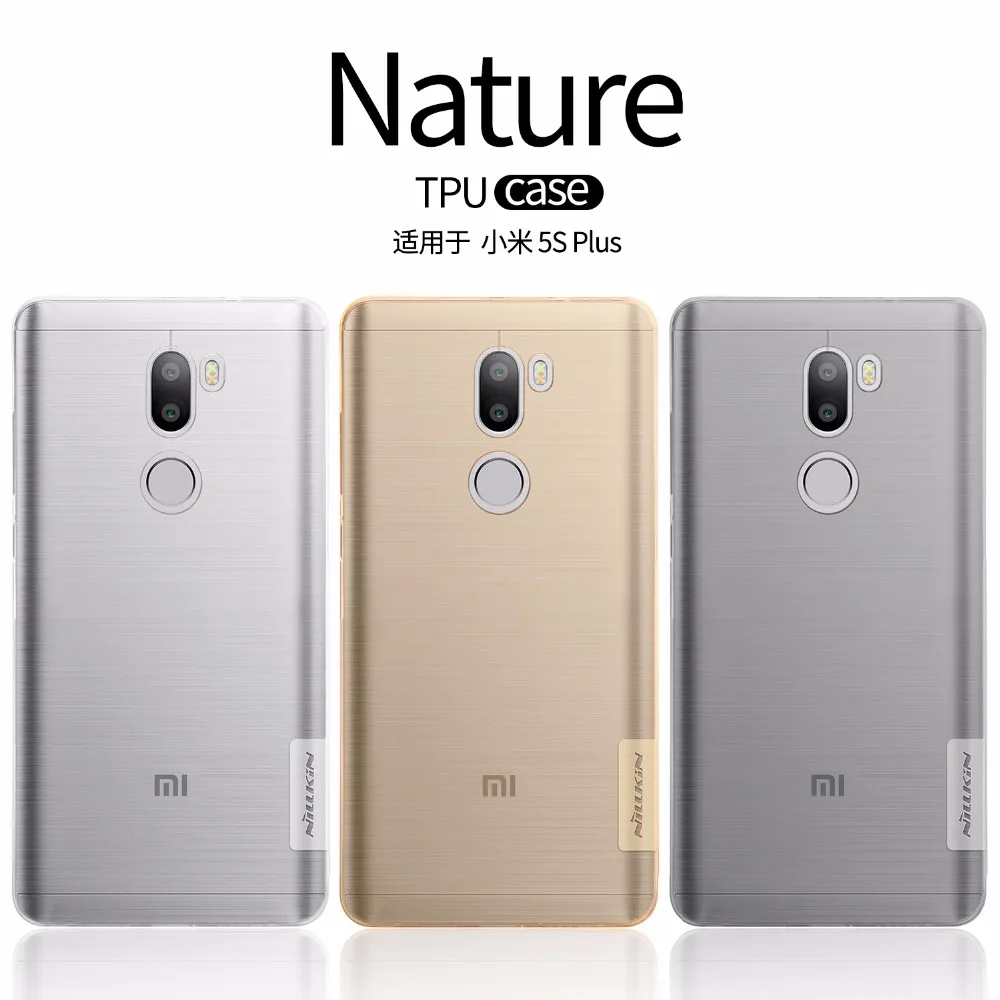 NILLKIN Nature TPU case For xiaomi mi5s plus Transparent Soft Back Cover Cases For xiaomi mi 5s plus
NILLKIN Nature TPU case For xiaomi mi5s plus Transparent Soft Back Cover Cases For xiaomi mi 5s plus