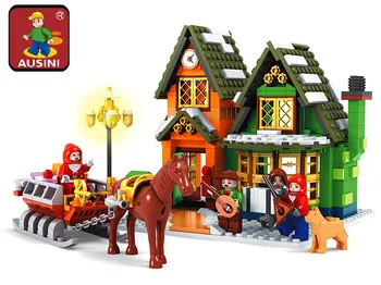 High Tech Toys Ausini Santa Claus Building Blocks City Post Office Assembling Blocks Hot Toy for Children Christmas Gift
High Tech Toys Ausini Santa Claus Building Blocks City Post Office Assembling Blocks Hot Toy for Children Christmas Gift