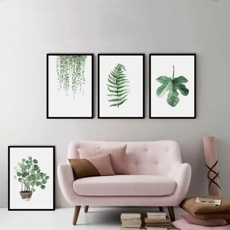 Modern Green Tropical Plant Leaves Canvas Art Print Poster Nordic Green Plant Wall Pictures Kids Room Large Painting No Frame
Modern Green Tropical Plant Leaves Canvas Art Print Poster Nordic Green Plant Wall Pictures Kids Room Large Painting No Frame