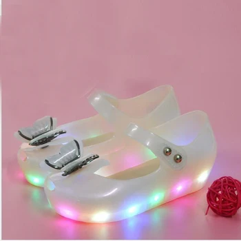 MERI AMMI Children Girl LED colorful sandals mini shoe PVC soft outsole light up girls bow shoes
MERI AMMI Children Girl LED colorful sandals mini shoe PVC soft outsole light up girls bow shoes
