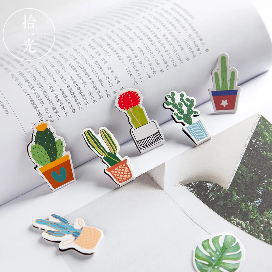 2 pcs/pack Cactus Magnet Bookmark Cute Paper Clip Bookmarks for books page holder School Office Supplies Escolar Stationery Gift
2 pcs/pack Cactus Magnet Bookmark Cute Paper Clip Bookmarks for books page holder School Office Supplies Escolar Stationery Gift