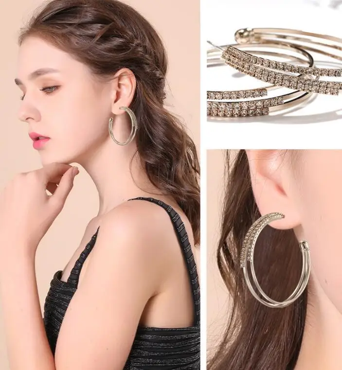 and Americans exaggerated geometric ring earrings Korean temperament Baitao C-shaped earrings earrings earrings
and Americans exaggerated geometric ring earrings Korean temperament Baitao C-shaped earrings earrings earrings