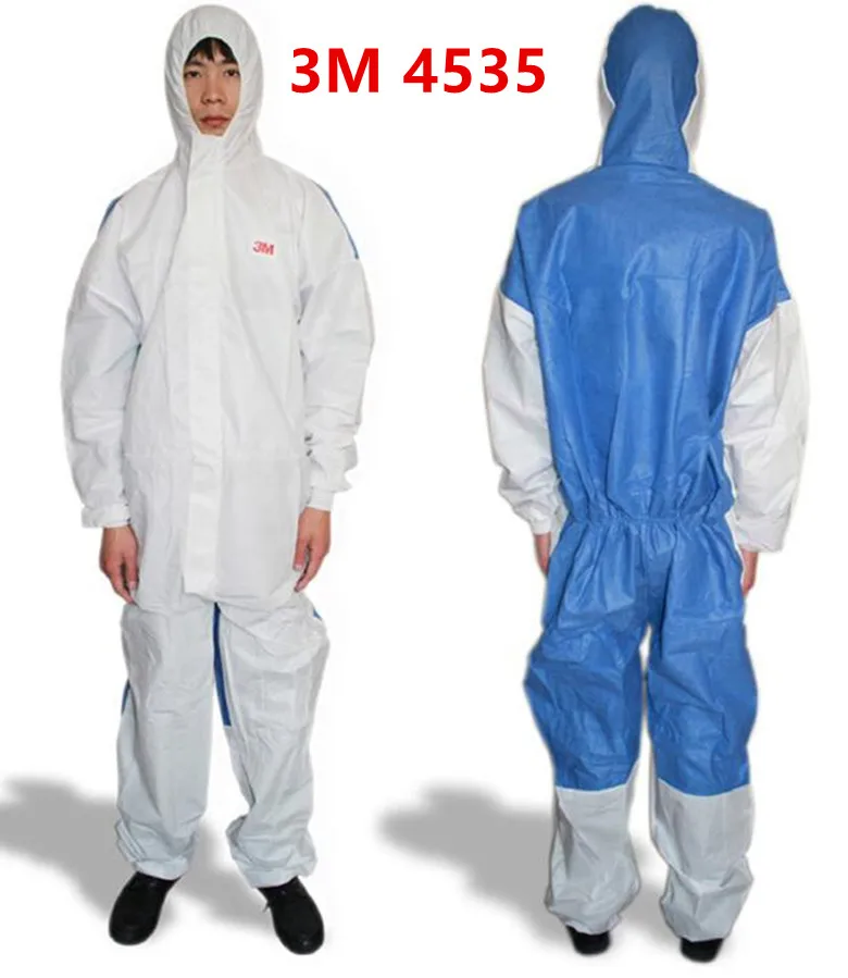 3M 4535 Chemical protective clothing Siamese With a hat Safety workwear dust-proof anti-static Splashing paint protection suit
3M 4535 Chemical protective clothing Siamese With a hat Safety workwear dust-proof anti-static Splashing paint protection suit
