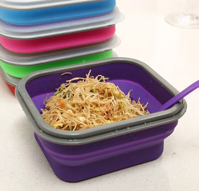 5 Colors Silicone Collapsible Portable Healthy Lunch Box Folding Food Storage Container Lunchbox Bento Box Eco-Friendly
5 Colors Silicone Collapsible Portable Healthy Lunch Box Folding Food Storage Container Lunchbox Bento Box Eco-Friendly