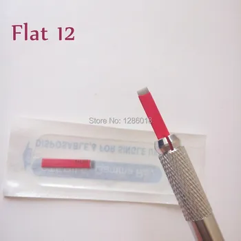 100pcs Flat 12 FLAT SHADING Microblading Needles - Permanent Makeup Manual Eyebrow Blade
100pcs Flat 12 FLAT SHADING Microblading Needles - Permanent Makeup Manual Eyebrow Blade