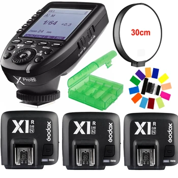 Godox Xpro-N i-TTL II 2.4G X System Wireless Control Remote Trigger with 3* X1R-N Controller Receiver Compatble for Nikon Flash
Godox Xpro-N i-TTL II 2.4G X System Wireless Control Remote Trigger with 3* X1R-N Controller Receiver Compatble for Nikon Flash