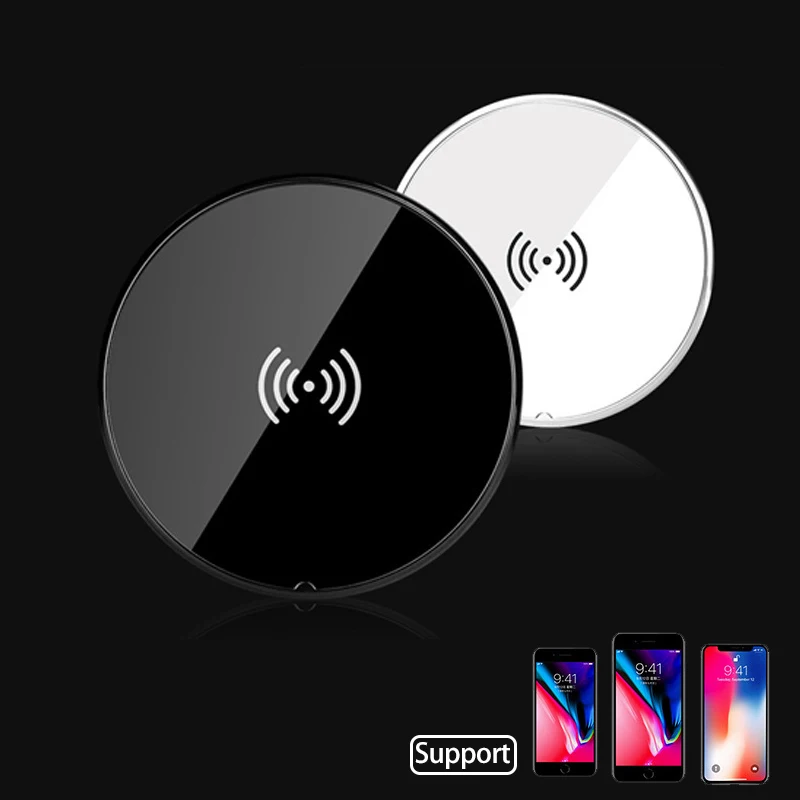 Wireless Charger for iphone X 8 8Plus Portable 5V 1A Output Qi Charging Protocol Charger Stands for Samsung S8 S8 Plus Note 8
Wireless Charger for iphone X 8 8Plus Portable 5V 1A Output Qi Charging Protocol Charger Stands for Samsung S8 S8 Plus Note 8