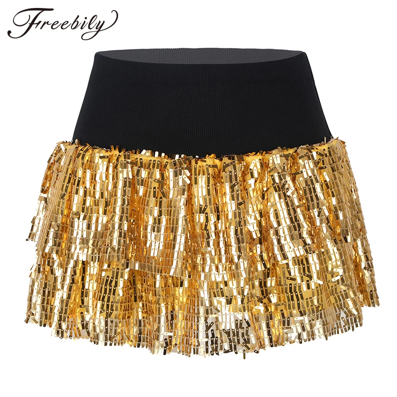 Women Shiny Sequins Glitter gymnastic exercise Ballet Tutu Skirt with Built-in Shorts Stage Performance Sexy Jazz Dance Costumes
Women Shiny Sequins Glitter gymnastic exercise Ballet Tutu Skirt with Built-in Shorts Stage Performance Sexy Jazz Dance Costumes