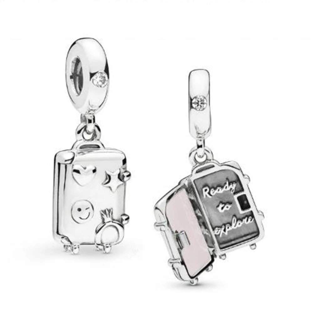 Suitcase Beads Charm 100% Real 925 Sterling Silver Suitcase Dangle Charms Fit Pandora Bracelet Diy Jewelry 2019 Spring
Suitcase Beads Charm 100% Real 925 Sterling Silver Suitcase Dangle Charms Fit Pandora Bracelet Diy Jewelry 2019 Spring