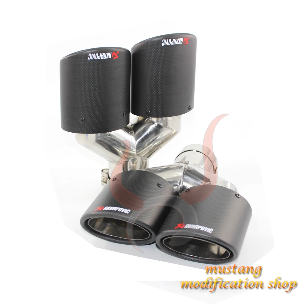 universal various sizes oval Y-shaped akrapovic carbon fibre car exhaust muffler tip One change two FOR BMW crimping Dumb face
universal various sizes oval Y-shaped akrapovic carbon fibre car exhaust muffler tip One change two FOR BMW crimping Dumb face