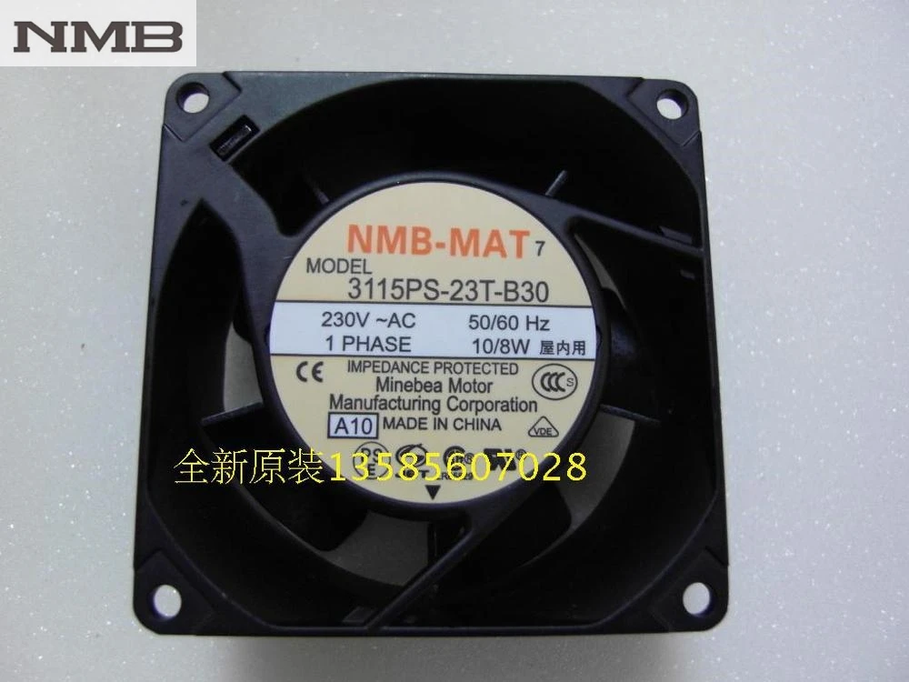 Оригинальные NMB вентиляторы 3115PS-23T-B30 8038 220В осевые | Компьютеры и офис
