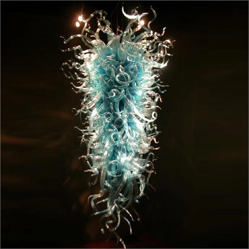 Специальные красочные потолочные светильники с креплением на потолке AC 110V 120V 220V 240V 100% ручная выдувная стеклянная люстра на заказ