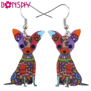 Bonsny Fashion Big Long Animal Acrylic Dangle Drop Chihuahua Dog Earrings 2016 News Style Fashion Jewelry For Girls Women
Bonsny Fashion Big Long Animal Acrylic Dangle Drop Chihuahua Dog Earrings 2016 News Style Fashion Jewelry For Girls Women